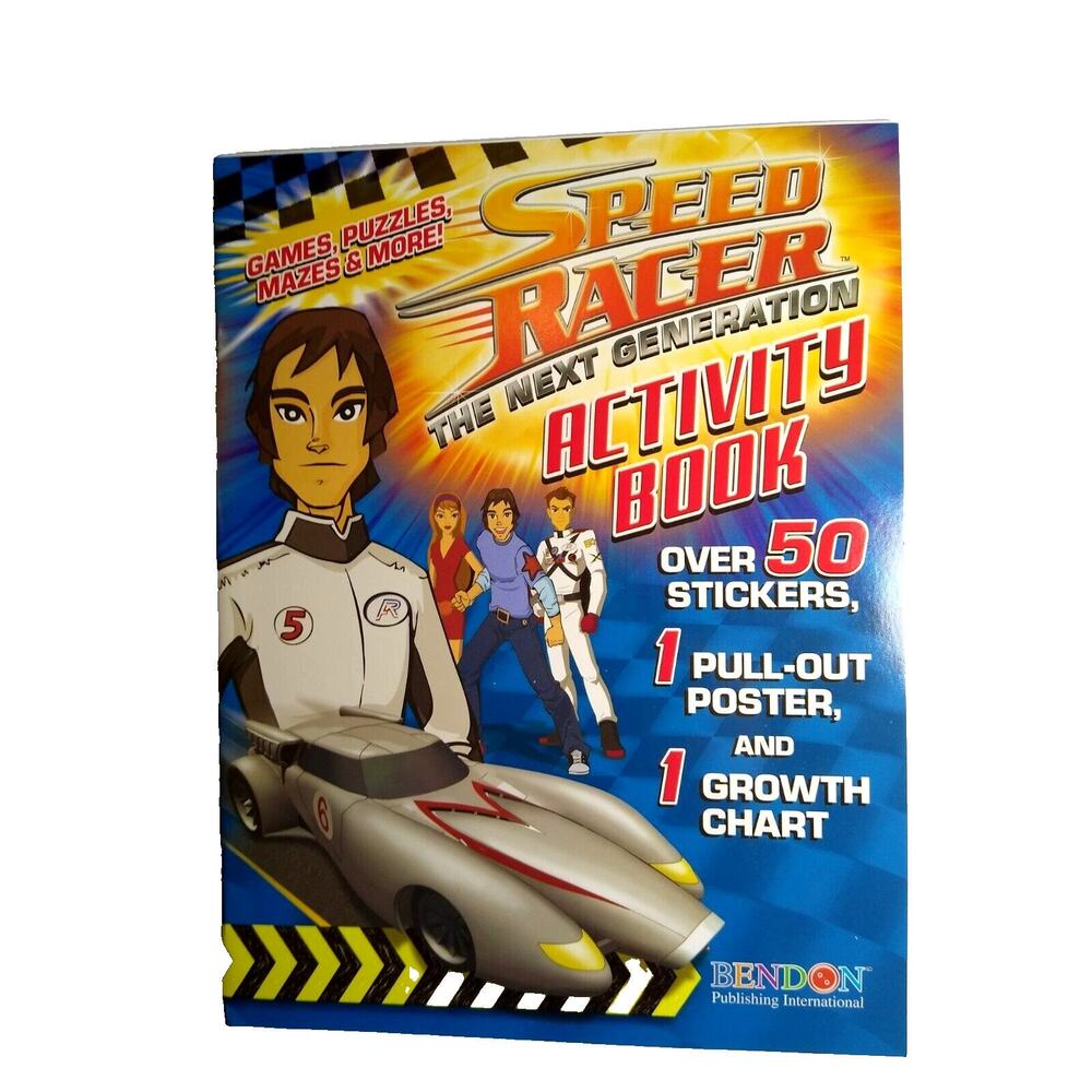 Speed Racer The Next Generation Activity Book With 50 Stickers Poster Chart 2008